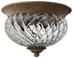 Πλαφονιέρα Φωτιστικό Οροφής 2xE27 Plantation Elstead Lighting HK-PLANT-F-S-PZ Μπρονζέ