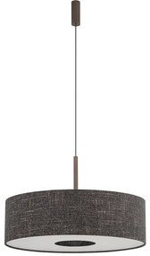 Φωτιστικό Οροφής Amarela L 11660 65x130cm 25W 1xE27 Choco-Black Nowodvorski