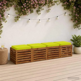 vidaXL Μαξιλάρια καθιστικού 4 κομματιών VUGHT 4 pcs 100% Πολυεστέρας