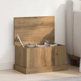 vidaXL Κουτί Αποθήκευσης Αρτισιανή Δρυς 30x50x28 εκ. Επεξ.Ξύλο