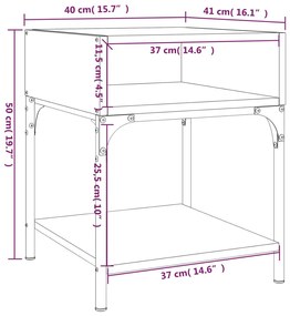 ΚΟΜΟΔΙΝΑ 2 ΤΕΜ ΚΑΦΕ ΔΡΥΣ 40X41X50 ΕΚ. ΑΠΟ ΕΠΕΞΕΡΓΑΣΜΕΝΟ ΞΥΛΟ 825882