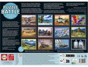 Παζλ Educa Battle Travel 42 Τεμάχια (12 Μονάδες)