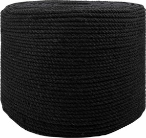 vidaXL Cotton Twine 10 τμχ. 2 mm 100 m Μαύρο 100% Βαμβάκι