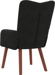 vidaXL Πολυθρόνα Μαύρο 63 x 67 x 94 εκ. Βελούδο
