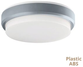 Πλαφονιέρα Ασημί D:200 Tinos - 1.5W - 20W - 4171700