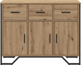 vidaXL Πλαϊνό γραφείο Artisan Oak 97 x 32,5 x 74,5 εκ.
