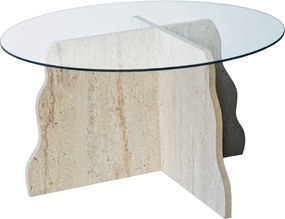 Coffee Table Butterfly - Travertine, Transparent Travertine
Transparent