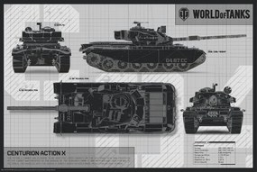 Αφίσα World of Tanks - Centurion Action X