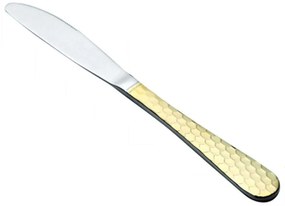 Μαχαίρι Φαγητού A-181 01870 22,5cm Silver-Gold Dinox Ανοξείδωτο Ατσάλι
