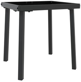vidaXL Ξαπλώστρα 2 pcs Μαύρο, Λευκό 40 x 40 x 40.5 εκ Πολυ ράταν