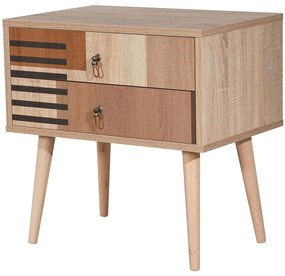 Κομοδίνο City Colorblock 863SPH3531 60x40x61cm Multi