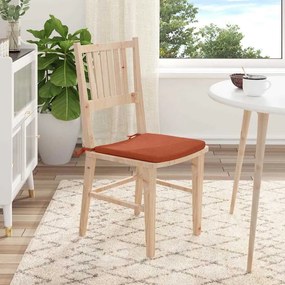 vidaXL Μαξιλάρια καθισμάτων 4 pcs Κόκκινο Πορτοκαλί 40 x 40 x 3 cm