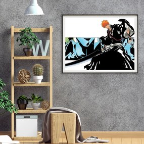 Πόστερ &amp; Κάδρο Ichigo Kurosaki Bleach AN062 40x50cm  Εκτύπωση Πόστερ (χωρίς κάδρο)