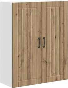 vidaXL Ντουλάπα Τοίχου LUCCA Artisan Δρυς 80 x 31 x 100 εκ.