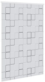 vidaXL Κουρτίνα Μπάνιου Ρολό Τετράγωνο Σχέδιο 140 x 240 εκ.