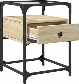 vidaXL Κομοδίνο Sonoma Δρυς 40x40x55 εκ. από Επεξεργασμένο Ξύλο