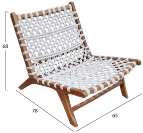 ΠΟΛΥΘΡΟΝΑ ANTIB HM9466.01 ΤΕΑΚ ΞΥΛΟ NYLON ΣΧΟΙΝΙ ΛΕΥΚΟ 65x77x68Υεκ.