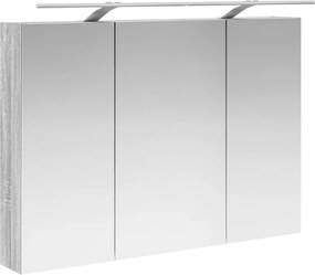 vidaXL Σετ Επίπλων Μπάνιου 4 pcs Γκρι Sonoma