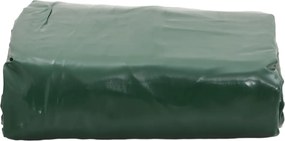 vidaXL Μουσαμάς Πράσινος 5 x 6 μ. 650 γρ./μ²