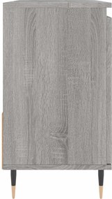 vidaXL Ντουλάπι Μπάνιου Γκρι Sonoma 65x33x60 εκ. Επεξεργασμένο Ξύλο
