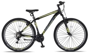 4 Motion MTB 29 Inch 46 cm Unisex 21SP Rim Brakes BlackYellowUmit