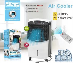Φορητό κλιματιστικό με δοχείο 9 λίτρων - Air Cooler - KD3074  - DSP - 613606