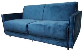 Καναπές Κρεβάτι Διθέσιος Oliver με αναδιπλούμενο μηχανισμό 210x90x70cm Μπλε - VAS4589