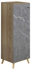 ΠΑΠΟΥΤΣΟΘΗΚΗ-ΝΤΟΥΛΑΠΙ ALVARO HM8954.12 ΜΕΛΑΜΙΝΗ SONAMA-STONE TEXTURE 50Χ38Χ135Yεκ.