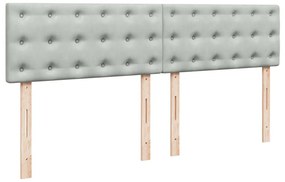 ΚΡΕΒΑΤΙ BOXSPRING ΜΕ ΣΤΡΩΜΑ ΑΝΟΙΧΤΟ ΓΚΡΙ 180X200 ΕΚ. ΒΕΛΟΥΔΙΝΟ 3287818