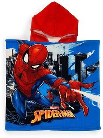 Πόντσο Θαλάσσης Quick Dry Marvel Spider-Man 17 Sky Blue DimCol