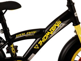 Thombike 14 Inch 22,5 cm Boys Coaster Brake Black/Yellow