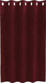 vidaXL Κουρτίνες συσκότισης 2 τμχ. Κόκκινο 140 x 140 cm Βελούδο