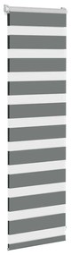 Zebra Blind Σκούρο γκρι 40x100 cm Πλάτος υφάσματος 35,9 cm - Γκρι