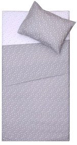 Παπλωματοθήκη Βρεφική Άντισον (Σετ 2τμχ) Grey Viopros 100% Cotton