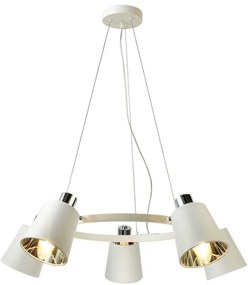 Κρεμαστό φωτιστικό οροφής Norma 5φωτο-Leuko