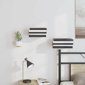 vidaXL Αόρατο Επικαθήμενο Ράφι Επιτοίχιο 24 pcs Χαμομηλί κίτρινο