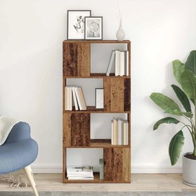 vidaXL Μονάδα Αποθήκευσης Παλαιό ξύλο MDF 60 x 24 x 124 εκ.