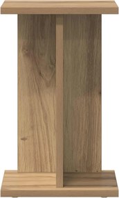 vidaXL Βάση φυτών Artisan Δρυς 25 x 25,5 x 40,5 εκ. Επεξεργασμένο Ξύλο