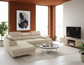 Γωνιακός καναπές Gelito-Ekrou-Αριστερή