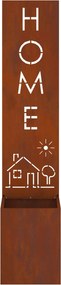 vidaXL Οθόνη Ιδιωτικότητας Κήπου Σκ rusty 32 x 32 x 150 εκ