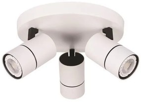 Σποτ Φωτιστικό Οροφής Λευκό-Μαύρο 145-25012 Eurolamp-145-25012-Μαύρο-Λευκό 145-25012