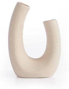 Βαζάκι Διακοσμητικό Κεραμικό Limbo 15Χ6,5Χ20,5 Ecru Nef-Nef Homeware Κεραμικό