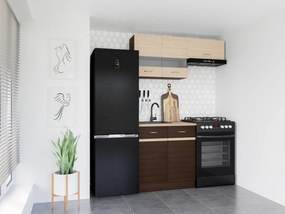 Σετ κουζίνας Econ 127, 140x45cm, Πάγκος, Πλαστικοποιημένη μοριοσανίδα | Epipla1.gr
