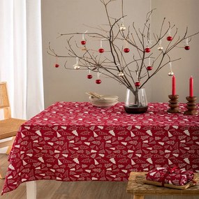 Τραπεζομάντηλο Χριστουγεννιάτικο CC100 Red Palamaiki 140X220