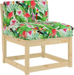 vidaXL Μαξιλάρι Floral Πολύχρωμο 80 x 40 x 12 cm Ύφασμα Όξφορντ