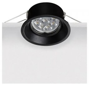 Χωνευτό Φωτιστικό Οροφής 8,6cm GU10 50W IP20 Zambelis-S011-Μαύρο S011