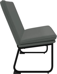 vidaXL Πάγκος Σκούρο Γκρι 100x75x76 εκ. Υφασμάτινος
