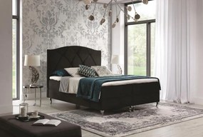 Επενδυμένο κρεβάτι Brando-Mauro-180 x 200