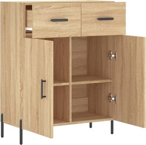 vidaXL Ντουλάπι Sonoma Δρυς 69,5 x 34 x 90 εκ. από Επεξεργασμένο Ξύλο