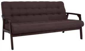 ΚΑΝΑΠΕΣ 3ΘΕΣΙΟΣ KIELY FB98296.04 ΜΕ ΚΑΦΕ ΥΦΑΣΜΑ 166,5x80x80 εκ. 0514440